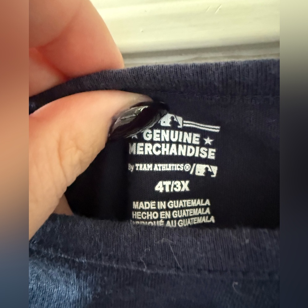 Genuine Merchandise Navy Astros Kids Tee - Picture 2 of 2